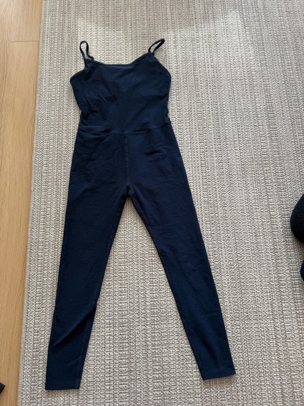 Beyond Yoga-Black Spaghetti-Strap Work Out Jumpsuit- Perfect Condition